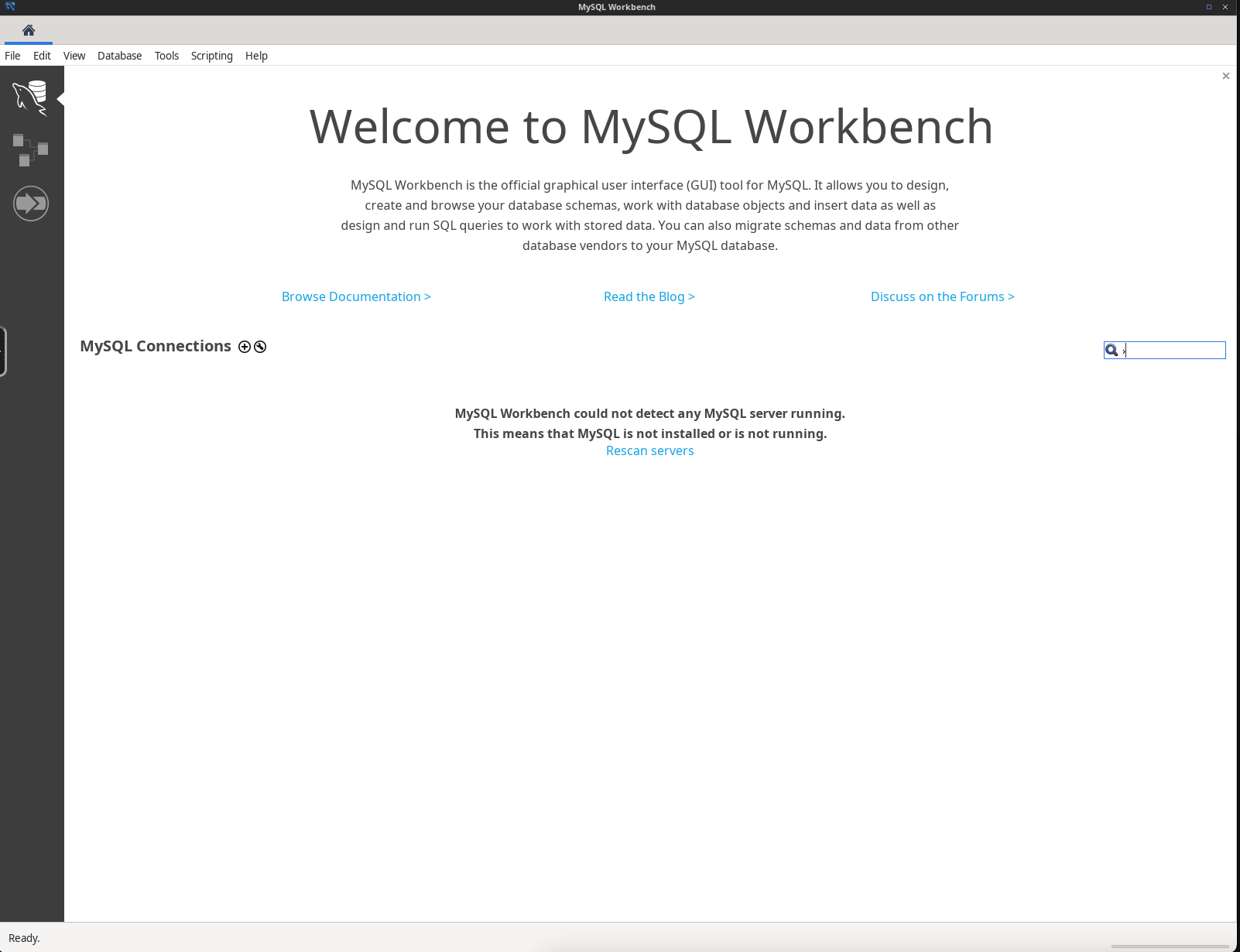 MySQL-Workbench Screenshot