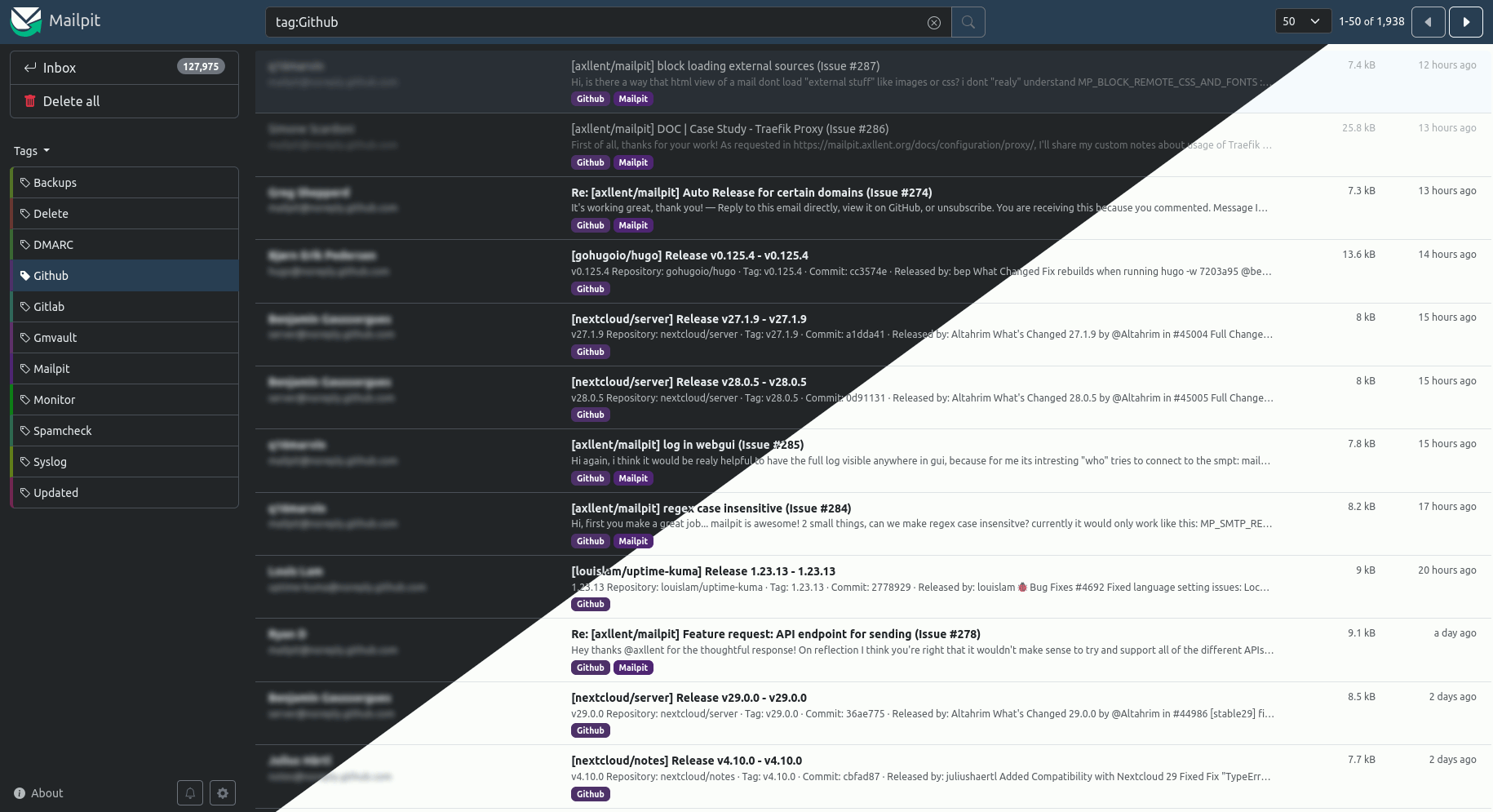 Mailpit Screenshot