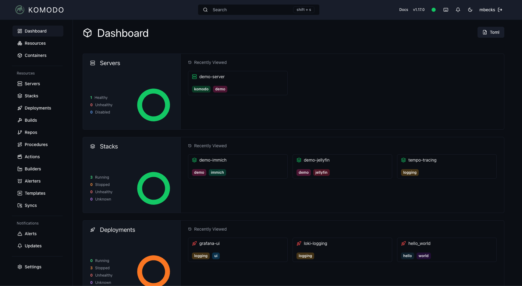 Komodo Screenshot