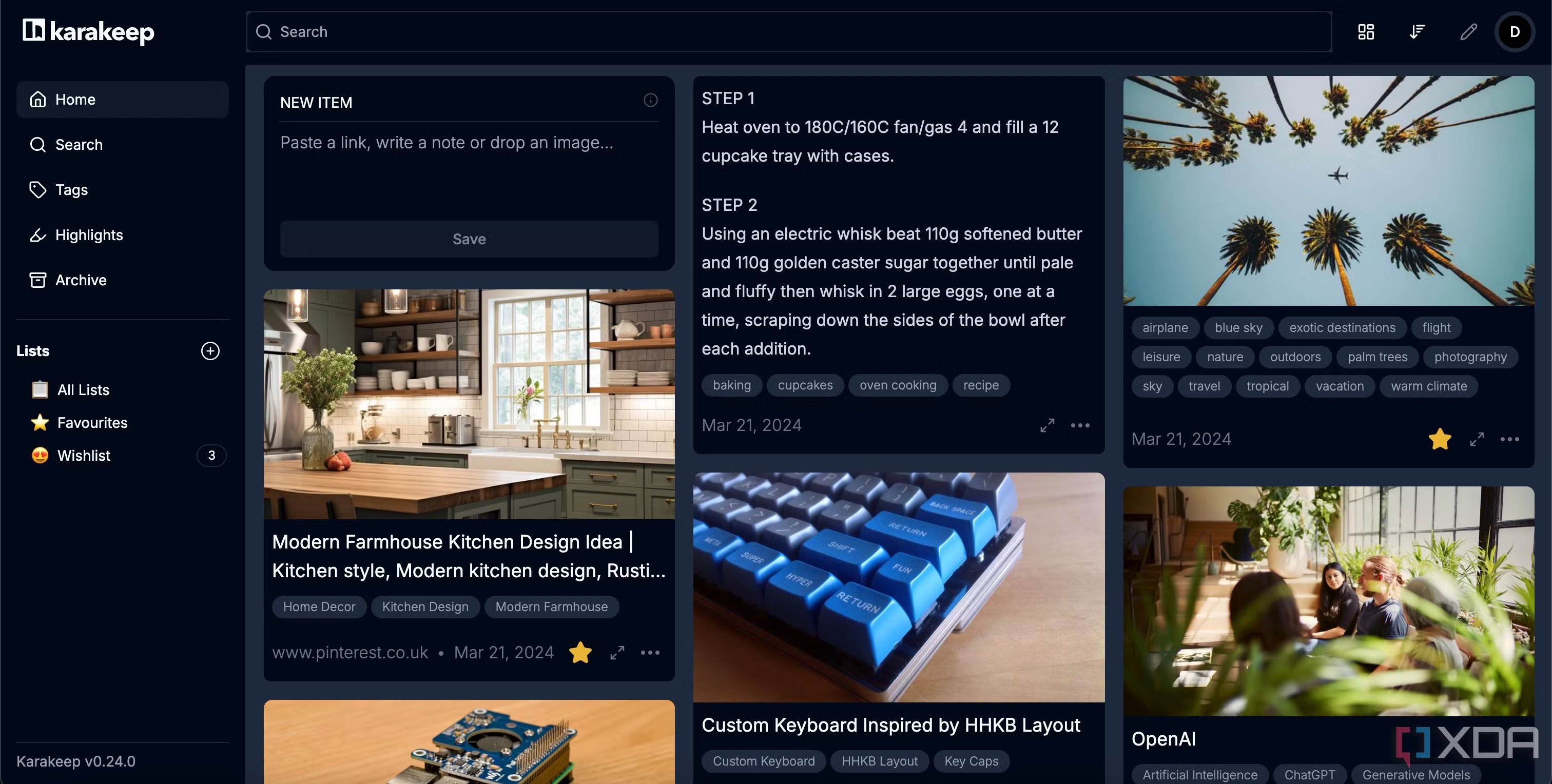 Karakeep Screenshot
